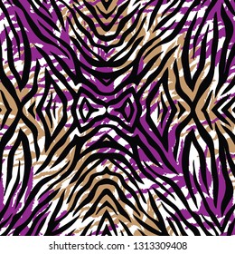 Tiger pattern, Animal print, animal fur