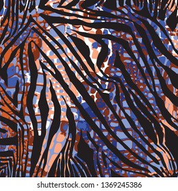 Tiger pattern, Animal print, animal fur