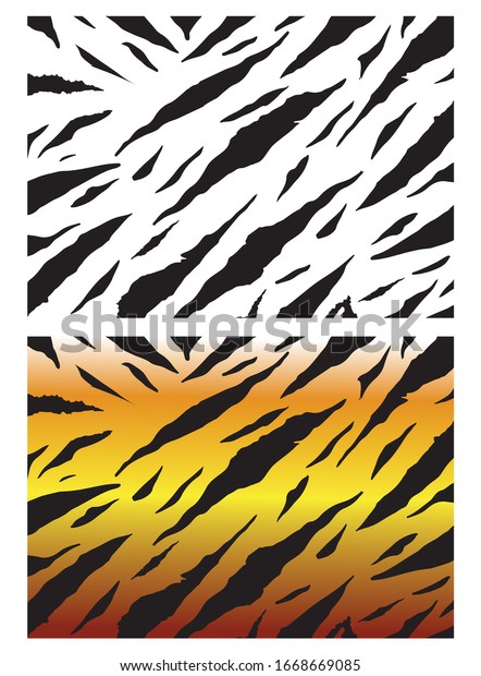 Tiger Pattern Background Pattern Tiger Pattern Stock Vector (Royalty ...