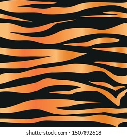 Tiger. pattern and color background. seamless wallpaper