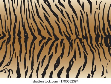 Tiger pattern design, vector illustration background