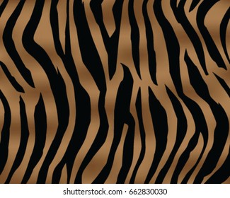 Tiger pattern, print, stripes, skin, texture, design, decor, illustration, wallpaper, background, seamless, vector, isolated