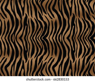 Tiger pattern, print, stripes, skin, texture, design, decor, illustration, wallpaper, background, seamless, vector, isolated