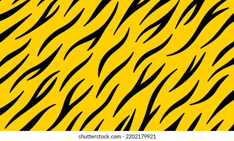 Tiger pattern skin print design background image.