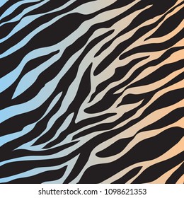 Tiger pattern. Vector illustration.