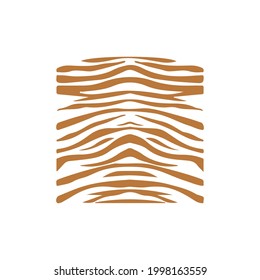 tiger  pattern vector illustration design eps.10