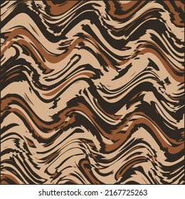 Tiger pattern, zebra print, geometric design. Scarf pattern, animal pattern. Tiger textured animal wild design. Abstract exotic africa safari. Fashion vintage animal skin. Textile decor