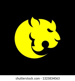 the tiger phanter leopard logo design