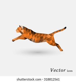 Tiger of polygons