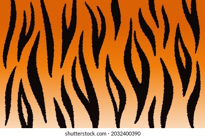 Tiger print texture background. Vector illustration. Can be used for wallpaper, wrapping, web page background, greeting card template 