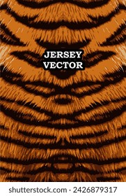 TIGER PRINT TEXTURE FOR JERSEY BACKGROUND
