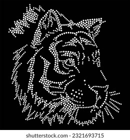 T-Shirt-Design des Tigers