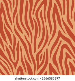 tiger seamless pattern. abstract stripped background. abstract organic pattern. suitable for fabric design, wrapping paper, textile and wallpaper.