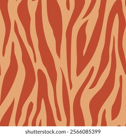 tiger seamless pattern. abstract stripped background. abstract organic pattern. suitable for fabric design, wrapping paper, textile and wallpaper.