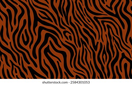 tiger seamless pattern. abstract stripped background. abstract organic pattern. suitable for fabric design, wrapping paper, textile and wallpaper.