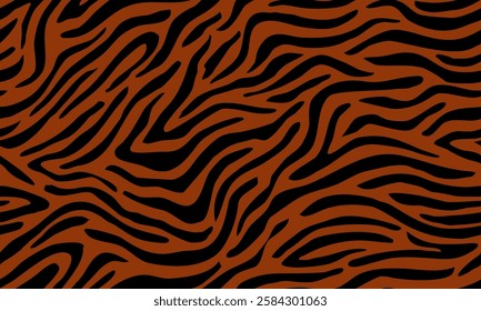 tiger seamless pattern. abstract stripped background. abstract organic pattern. suitable for fabric design, wrapping paper, textile and wallpaper.
