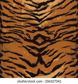 Tiger seamless pattern design, vector illustration background