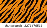 Tiger seamless pattern. Tiger skin background