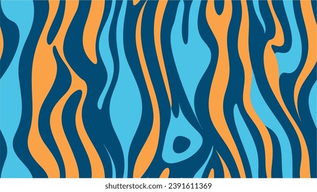 Patrón transparente de tigre. Patrón de cebra sin foco, impresión de camuflaje. Piel de tigre. Vector. Patrón sin foco con rayas de tigre. Textura sin inconvenientes. Fondo vectorial.