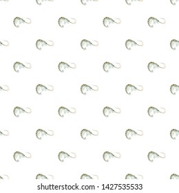Tiger shrimp pattern seamless vector repeat for any web design