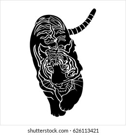 tiger silhouette