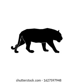 tiger siluet vector eps design