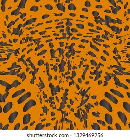 tiger skin animal pattern