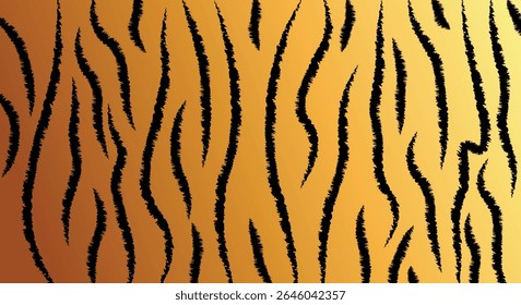 tiger skin black stripe texture vector background