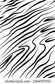 tiger skin black texture 
