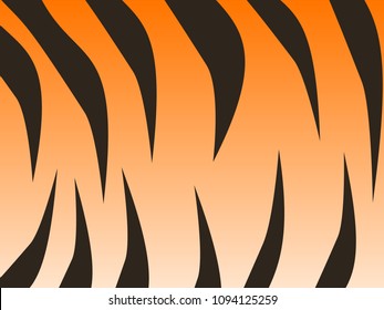 Tiger skin illustration. Animal background for print.