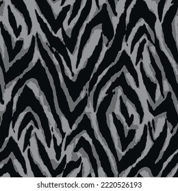 Tiger skin pattern, animal leather seamless design