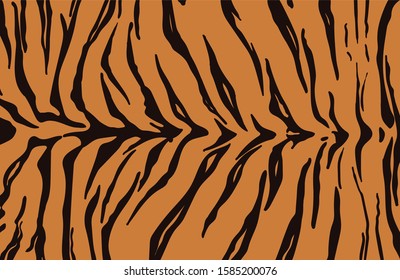 tiger skin pattern illustration design