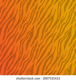 Tiger skin pattern illustration vector image