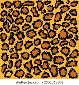 Tiger skin pattern texture repeating for fabric textile design