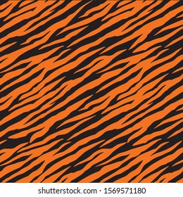 Tiger Skin Pattern Texture Vector