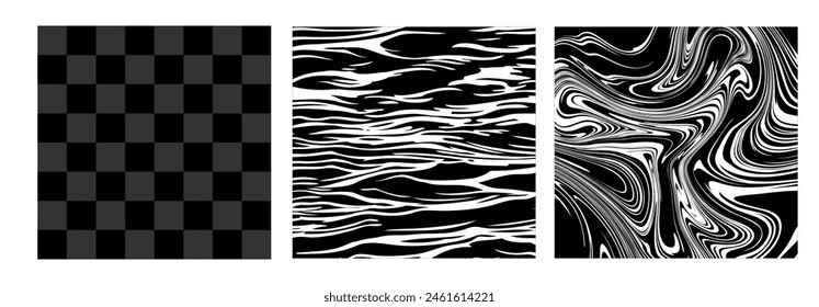 Tiger Skin Pattern Vector Illustration Seamless Design. Animal Striped Skin Fur Pattern Texture Background.