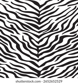 Tiger skin texture black and white	
