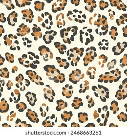 Tiger skin watercolor seamless pattern, Leopard seamless , animal skin.  Design element for sale banners, posters, labels, and gift wrapping paper.