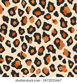 Tiger skin watercolor seamless pattern, Leopard seamless , animal skin.  Design element for sale banners, posters, labels, and gift wrapping paper.