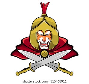 Tiger soldier of spartan.