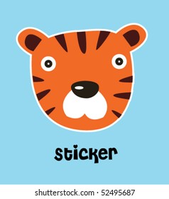 tiger sticker 2