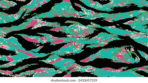 tiger stripe miami with vivid tone for fashion seamless offset tigerstripes military camo camouflage pattern