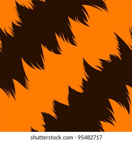 Tiger stripe skin, abstract seamless vector pattern. Raster version available in my portfolio