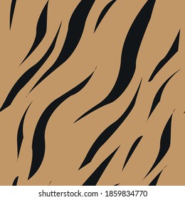 Tiger stripes pattern.  Animal skin, abstract pattern.