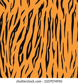 tigre rayas sin fisuras. impresión animal. buena para el tejido, papel pintado, moda, abrigo, fondo, etc.