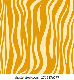 Patrón sin costuras de rayas de tigre. Piel animal. Papel de regalo, telas de moda, estampados. Vector ilustración sin fin.