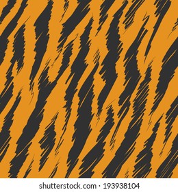 Tiger Stripes Skin Seamless Pattern