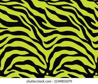 Tiger Stripes Zebras Vector Seamless Texture Stock Vector (Royalty Free ...