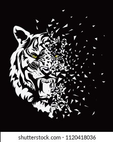 tiger style tee graphic