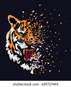 tiger style tee graphic